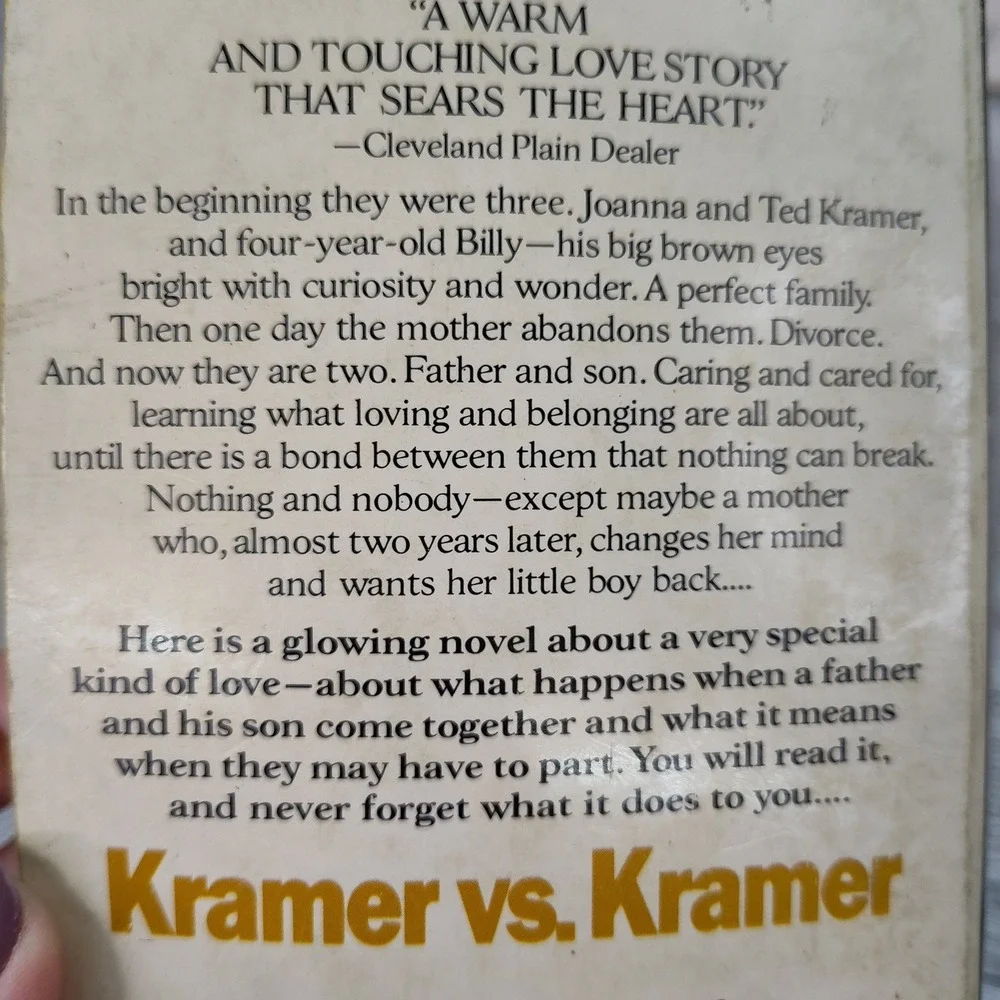 Book Of The Month kramer vs